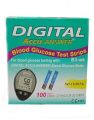 100 strips of Digital Accu Answer Blood glucose monitor/diabetes test meter.