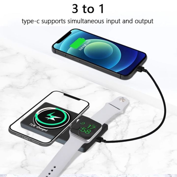 Magnetic%20Power%20Bank%20For%20Iphone%2014%2013%2012%2011Max%20Apple%20Watch%20AirPods%20Fast%20Wireless%20Charger%20External%20Battery%20Pack%20Macsafe%20Powerbank%20-%20Image%203