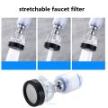 Practical Household Faucet Filter Splash-proof Head Shower Water Filter Universal Kitchen Tap Water Booster Stretchable Extender. 