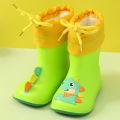 Baoyu children's rain boots, baby dinosaurs, three-dimensional rain boots, girls' water boots, children's toddlers, boys' kindergarten water shoes. 