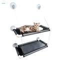 Double Layer Cat Window Perch, Cat Hammock, Suction Cup Window Bed, Sunny Seat Cat Resting Shelf for Indoor Cats for Basking Pet Supplies.