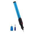 Engraving Pen, Electric Engraver Pen Etching Carve Tool For DIY Stationery School Jewellery Metal Glass Stone Plastic Wood Leather With Diamond Tip, Blue. 