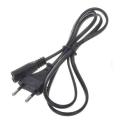 2 - Pin AC Power cable Cord - Black. 