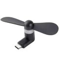 1 pcs Type- B Mobile Phone USB Fan Gadget, usb type c phone fan.