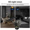 LLSEE V380,4K dual lens,10X,outdoor security IP camera,wireless WIFI solar closed-circuit television,4G sim solar camera,CCTV. 