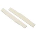 Harmony 6 String Acoustic Bone Bridge Guitar Slotted Saddle Guitar Parts(Pack of 2).