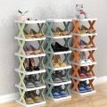5Layers-New multi-functional household foldable shoe cabinet, home balcony toy foldable storage unit. 