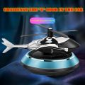 Car Aromatherapy Solid Balm Solar Energy Helicopter Ornaments Decoration Auto Perfume Air Outlet Fragrance. 