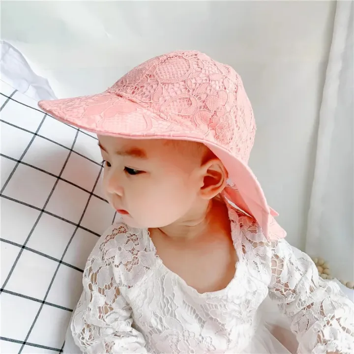 New%20Summer%20Panama%20Baby%20Sun%20Hat%20Outdoor%20Baby%20Girls%20Hat%20Lace%20Bowknot%20Cotton%20Baby%20Hat%20Kids%20Sun%20Caps%20Toddler%20Sunscreen%20Cap%20-%20Image%205