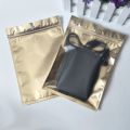 50Pcs Aluminum Foil Mylar Zip Lock Bags, Clear Plastic Resealable Food Storage Bag, Coffee Beans Candy Zipper Lock Packing Pouch. 