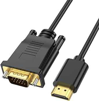 HDMI To VGA Converter Cable For PC Laptop-