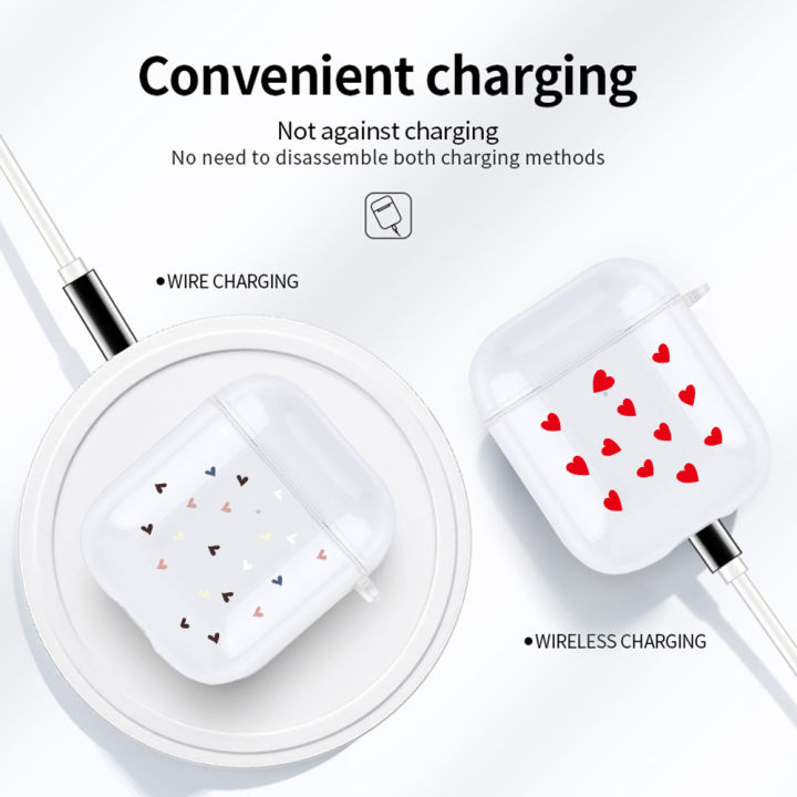 HoneyYami%20Red%20Love%20Heart%20Clear%20TPU%20Cover%20For%20Apple%20Airpods%202/1%203%20Earphone%20Coque%20Soft%20Protector%20Funda%20Airpods%20Pro%20Pod%20Covers%20Earpods%20Case%20-%20Image%205