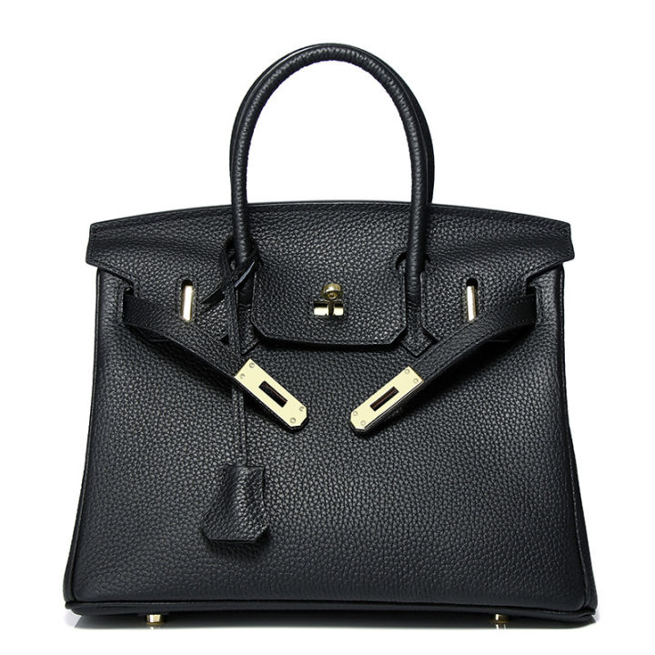 Shoulder%20Cowhide%20Mini%20Birkin%20Bag%20Fashion%20Women's%20Bag%20Litchi%20Pattern%20First%20Layer%20Leather%20Small%20Handbag%20One%20Piece%20Dropshipping%20-%20Image%202