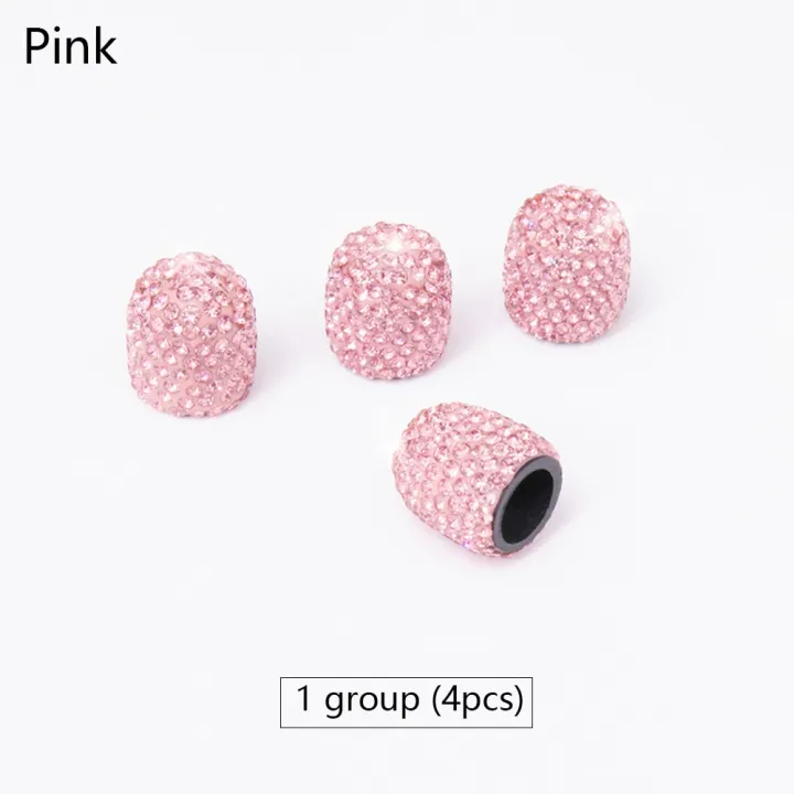 %E3%80%90Alizeker%20Mall%E3%80%914Pcs%20OF%20%20Lot%20Dropshipping%20Car%20Car%20Tire%20Valve%20Caps%20Polymer%20Clay%20Decorative%20Diamond%20Shining%20Dustproof%20Caps%20-%20Image%203