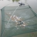 60CM Folding Fishing Net Fish Shrimp Minnow Crab Baits Cast Mesh Trap Dip Lift Net Lifting Catching Nylon Fish Net Catch Crab. 