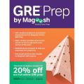 GRE Prep by Magoosh (White Print). 