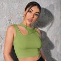 Cotton Half Sleeve Crop Top For Women - T Shirt.