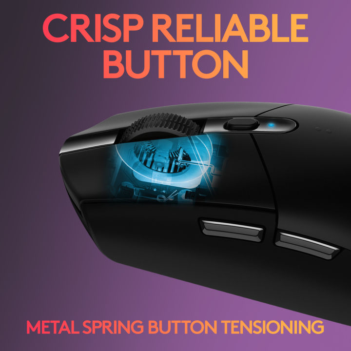 Logitech%20G304%20Lightspeed%20Wireless%20Gaming%20Mouse,%20Hero%20Sensor,%2012,000%20DPI,%20Lightweight,%206%20Programmable%20Buttons,%20250h%20Battery%20Life,%20On-Board%20Memory,%20Compatible%20with%20PC/Mac%20-%20Black%20-%20Image%207