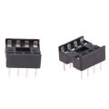 20pcs DIP-8PIC Round Hole 8 Pins 2.54MM DIP DIP8 IC Sockets Adaptor Solder Type 8 PIN Chip Base Circuit IC Connector Eatop. 