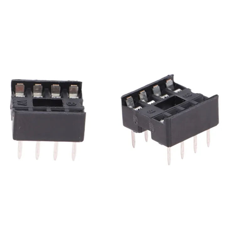 20pcs%20DIP-8PIC%20Round%20Hole%208%20Pins%202.54MM%20DIP%20DIP8%20IC%20Sockets%20Adaptor%20Solder%20Type%208%20PIN%20Chip%20Base%20Circuit%20IC%20Connector%20Eatop%20-%20Image%203