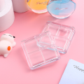 Clear Eyeshadow Pallet Supplies Empty Storage Case Holder DIY Organizer Foundation Container Tools Makeup Palette. 