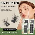 YOUNG LASH DIY Eyelashes Cluster Lashes Extensions C D Curl Premade Volume Fans Russian Eyelashes Makeup. 