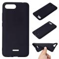 Black Silicon Case For Xiaomi Redmi 6A - Phone Back Cover (Back Case Cover For Smartphone).