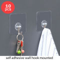 Transparent Cabinet Drawer Handel Punch -Free Cupboard Drawer Knob Furniture Bathroom Dresser Window Door Push Pull Handle-abdullah zone.
