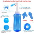 【Lejia】Sinus Allergies Nasal Pressure Nose Nasal Wash Nose Blue 300ML. 