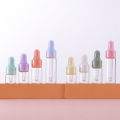 7PCS Portable Refillable Mini Dropper Bottle Set 1/2/3/5ml Empty Macaron Color Glass Essential Oil Vials Reusable Container DIY.