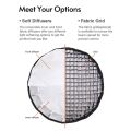 Godox Professional Parabolic Softbox 70cm Diffuser Bowens Mount with Carrying Bag for Studio Photography. 