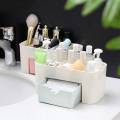 Women Makeup Case Storage Organizer Cosmetic Holder Container Box With Drawer 1 Pcs. 