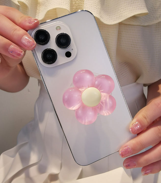 Cute%203D%20Flower%20Bow%20Mobile%20Phone%20Grip%20%7C%20Small%20Fresh%20Ins%20Style%20Airbag%20Bracket%20%7C%20Retractable%20Pop%20Socket%20Ring%20Holder%20-%20Image%208