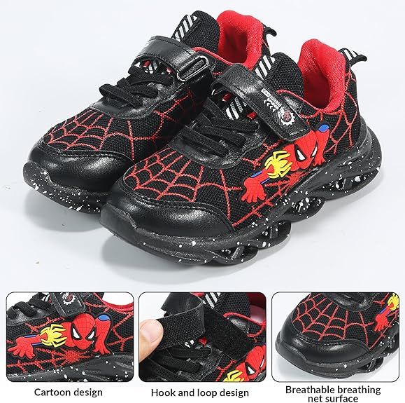 Spiderman%20Baby%20Light%20Shoes%20%7C%20Breathable%20Mesh%20Kids%20Sport%20Sneakers%20%7C%20Disney%20Casual%20Shoes%20for%20Boys%20-%20Image%203