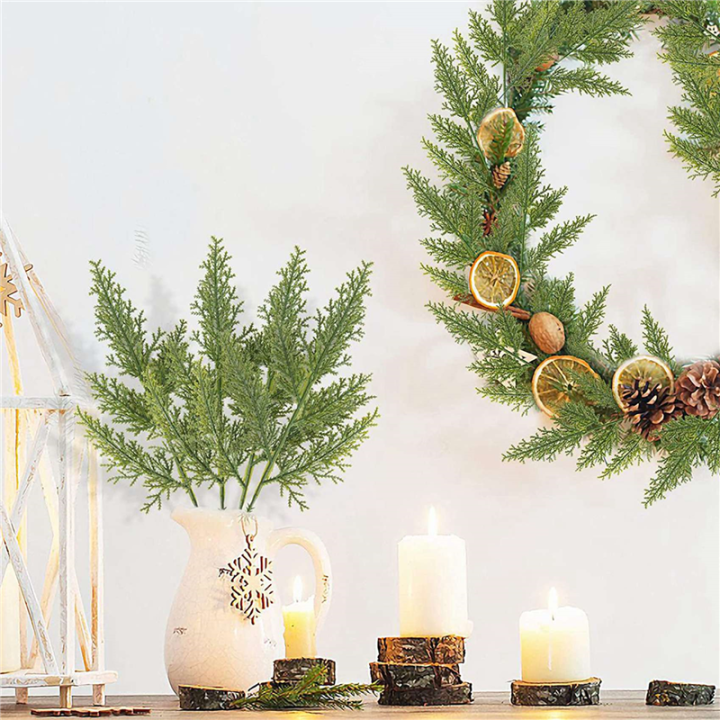 40PCS%20Artificial%20Green%20Cypress%20Tree%20Leaf%20Pine%20Needle%20Leaves%20Branch%20Christmas%20Wedding%20Home%20Office%20Hotel%20Decoration%20B%20-%20Image%204