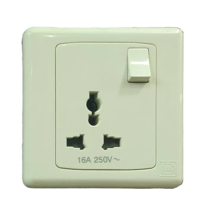 MK Made in Singapore ECORE 3 Pin Multi Socket Combined Universal 3Pin ...