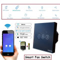 Smart WiFi Fan Switch – Remote & Touch Control | Works with Alexa & Google Home | 86x86mm | 1-Year Warranty – TechLimb.