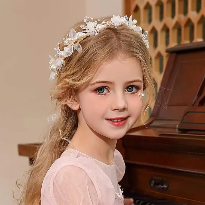 Wedding Hair Accessories, Bridal Hair Vine Bride -Hair Piece Headband Wedding Hairpiece Halo Flower, For Girl