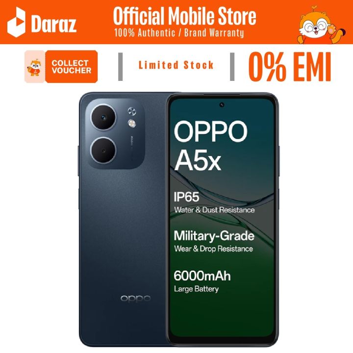 OPPO A5x 4GB/128GB | Snapdragon Chipset | Official