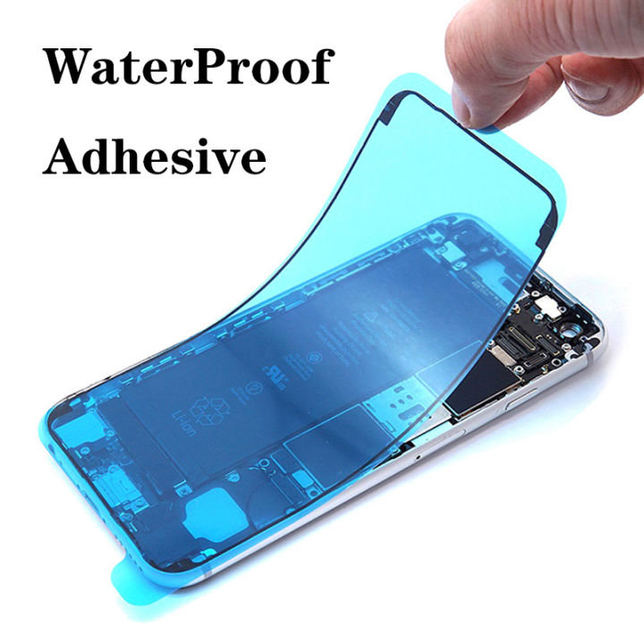 10pcs%20Waterproof%20Seal%20Adhesive%20Sticker%20for%20iPhone%2015%2014%2013%2012%2011%20Pro%20Max%20XS%20X%20XR%208%207%20Plus%203M%20Pre-Cut%20LCD%20Screen%20Frame%20Tape%20Glue%20-%20Image%204