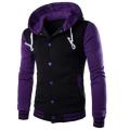 Spring Autumn Men's Hoodies Jacket Boy Baseball Hoodies Coat Fashion Streetwear Slim College Varsity Brand Stylish Veste Homme. 
