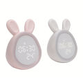 Kids Cute Rabbit Alarm Clock With Night Light Stepless Dimming Led Digital Alarm Clock For Boys Girls. 