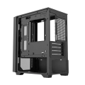 T-WOLF Phantom X4 Mini Tower Black (Tempered Glass Window) Micro-ATX Gaming Desktop Case with Standard PSU.