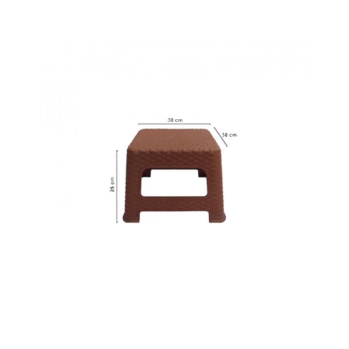 RFL Caino Polypropylene Medium Stool Eagle Brown 914523