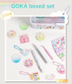 DIY Goo Card Goo card sticker Goo card package Goo card tray Hand account sticker Goo card tool material package children girl goo card toy Free storage box 咕卡礼盒 手账贴纸 咕卡收纳盒 咕卡贴纸.