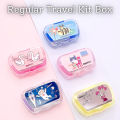 Contact Lens case for Travel Kit Box with Mirror kit4 Contact Lens Case Travel Fashionable Case kit for 1 Set Contract Lens. #KIt4.