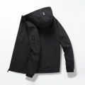 Men's Jacket Autumn 2021 New Fashion Trendy Hooded Loose Three-Dimensional Top Men's Youth Casual Jacket.