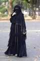 abaya borka Mohua gown-5 With Niqab Hijab Dubai Cherry stylish party borka hijab fashion collection Fashionable khimar Lycra borka for Women. 