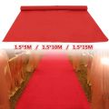 5/10/15m Hollywood Red Carpet Floor Runner for Indoor/Outdoor Wedding Party 1.5m. 