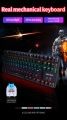 K100 Dual-color 87-key Usb Backlit Key Click Office Home Gaming Mechanical Keyboard. 